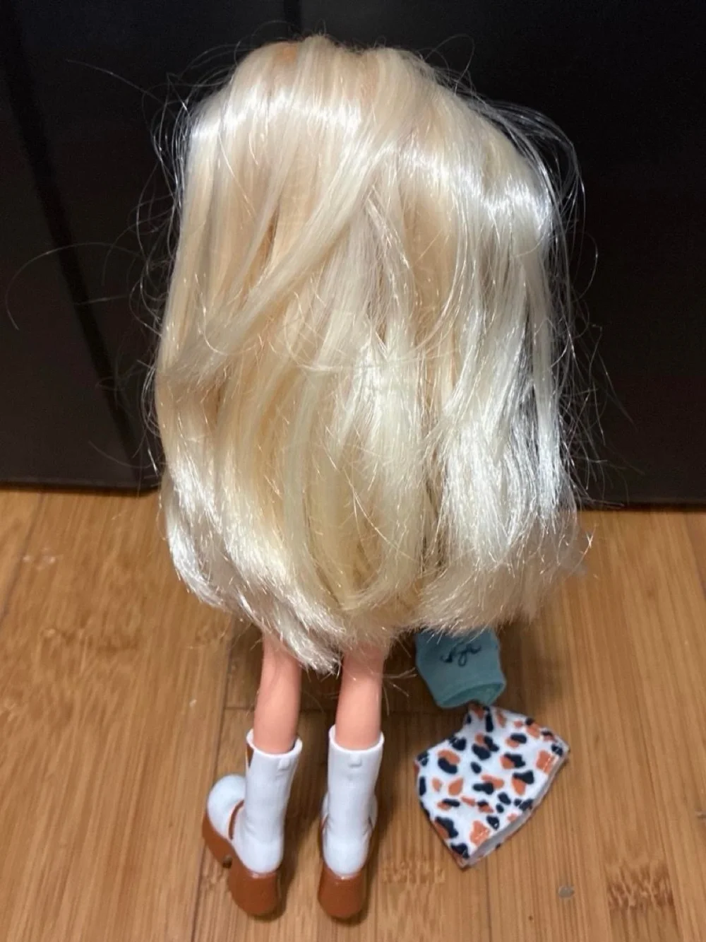 Blonde Fashion Doll with Light Blue Outfit - Bratz Style